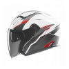 Prilba N130 Myst, NOX (biela, čierna, červená) 2025 XS