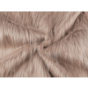 Kožušina s dlhým chlpom béžová 1m