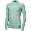 SENSOR MERINO DF pánské triko dl.rukáv zip basil green - S