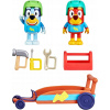 Sada Moose Toys Bluey Rusty & Bluey's Go-Kart 7 ks
