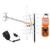 Blow 4396# Antena tv kierunkowa dvb-t mux1238 akt/h+v uhf poziom + vhf pion zestaw aktywny q100