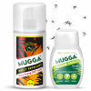Súprava proti komárom a hmyzu Mugga Strong Spray 50% DEET + Upokojujúci balzam Mugga