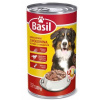 Mokré krmivo pre psov Basil s hovädzím mäsom konzerva 1250 g