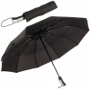 Dáždnik skladací čierny XL 105cm