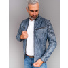 Max Original Leather Pánska kožená bunda 8066 jeans (M 44-46) - Jeans - M