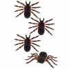 SADA HALLOWEENSKYCH 4 PAVÚKOV PAVÚK TARANTULE Halloweenská dekorácia