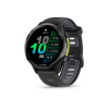 Garmin Forerunner 970 Black Amp Yellow sú športové GPS hodinky s AMOLED displejom, titánovou lunetou, multi-band GNSS navigáciou, pokročilými bežeckými a tréningovými funkciami, podporou hudby, Garmin