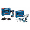 Bosch - 18V AKU vŕtací skrutkovač GSR 18V-65, s príslušenstvom, 2x aku 5,0 Ah Li-Ion, nabíjačka 0615A5007K
