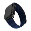 Nylonový športový remienok FIXED pre Apple Watch 42/44/45 mm, tmavomodrý