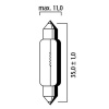 RMS Žiarovka RMS FLOSSER 246510156 6V-5W t 11x35