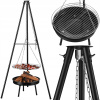 Záhradný gril s FIREPELLER Tripod 2v1 Mark Adler Roast 3.0 (2 x Záhradný gril so statívom FIREPELLER 2v1 Mark Adler Roast 3.0)