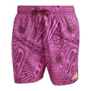 adidas adidas x FARM 3-Stripes Swim Shorts 5-Inch Mens Fuchia/Red M