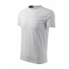 Malfini CLASSIC 101 Tričko unisex XL, Svetlosivý melír