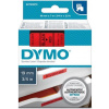 páska DYMO 45807 D1 Black On Red Tape (19mm)