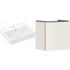 Súprava skrinka Hansgrohe Xilesa E 54247780, umývadlo Hansgrohe Xanuia Q 61008450