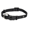 Flamingo Small Collar Ziggi 20-35cm - nylonový obojok pre mačky, malých psov - Black