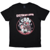 Tričko System of a Down - Mushroom People, Unisex,Čierna,S