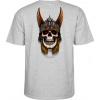 pánske tričko POWELL PERALTA ANDY ANDERSON SKULL TEE Athletic Heather L