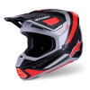 Prilba ALPINESTARS SUPERTECH S-M7 RISE (čierna/strieborná/červená fluo) M