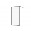 Cersanit Larga spŕch. kút WALK-IN číre sklo 100x200 čierna S932-139