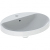 Geberit VariForm Zápustné umývadlo 55 x 45 cm s prepadom, biele 500.720.01.2