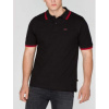 ALPHA INDUSTRIES Tričko Twin Stripe Polo II, čierna/červená, 166602/94