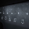 Vianočné osvetlenie so sobom 138LED LIGHT CURTAIN, studená biela