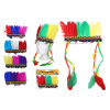 Set karneval čelenka indián Mix 28x19cm 8590331955800 Wiky
