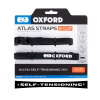 Batožinové popruhy OXFORD Atlas B-Clip, 2ks (čierna, 17 mm x 1,2 m) _