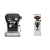 Ascaso Dream ONE, Anthracite + Eureka Mignon XL, CR white