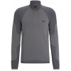 Pánske mikiny BOSS Perform-X 1/4 Zip - Sivý (L)
