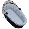 Bavlněná vložka do kočárků/koše s pěnovou matrací, Baby Nellys, jeans (85735101)