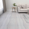 zahrada-XL Samolepiace podlahové dosky 55 ks, PVC 5,11 m², svetlosivé 324657