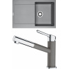 Set Franke G193 (dřez MRG 611 Šedý kámen + baterie FC 3055.084 ORBIT Chrom/Šedý kámen) 114.0650.621