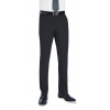 Pánske nohavice k obleku Pegasus Slim Fit Brook Taverner - Nezakončené 91.5 cm, Veľkosť 46, Farba Čierna