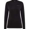 Dámské termo triko CRAFT ADV Wool Merino RN LS - černá Velikost: S