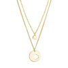 Pozlátený strieborný set náhrdelníkov pre mamičku a dcéru 62047