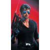 CUKROVÁ TLAČ jedlý obrázok na tortu Cukrová hmota RAMBO Sylvester Stallone Filmov
