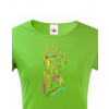 Dámské tričko s motivem Thanos Infinity War, Barva Zelená, Velikost 2XL Bezvatriko.cz 0475