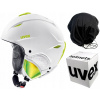 Prilba lyžiarske UVEX PRIMO S 52-55 cm biele-lime (Prilba lyžiarske UVEX PRIMO S 52-55 cm biele-lime)