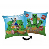 Jerry Fabrics Vankúš Minecraft Creeper rush 40x40 cm
