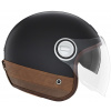 NOX HERITAGE (čierna matná, hnedá koža, veľkosť M)