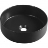 Isvea Infinity Round Kulatá umyvadlová mísa 36cm, černá mat 10NF65036-2N