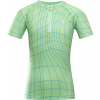 Alpine Pro Lattero Detský cyklo dres KTSA432 neon green gecko 104-110