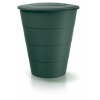 Prosperplast SMOOTH Sud na dažďovú vodu, 210l, zelený IDSM210