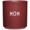 DESIGN LETTERS Porcelánový hrnek Mom Burgundy 300 ml