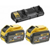 DeWALT Sada dvojnabíjačky a akumulátorov FLEXVOLT 54 V - DCB132X2