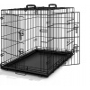 Oceľová klietka CATLINK s práškovým nástrekom, veľký pes 71 x 106 x 81 cm (KLIETKA pre psov, mačky, králiky, zvieratá, TRANSPORTER, 106x71x80cm XXL)
