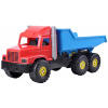 Auto nákladní 77cm červeno-modré sklápěčka na písek plast