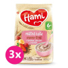 3x HAMI Kaša mliečna ovseno-ražná s banánom, jahodami a malinami 210 g, 6m+ VP-F131223